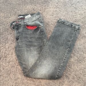 Wrangler Kids' Gray Jeans with Red Pocket